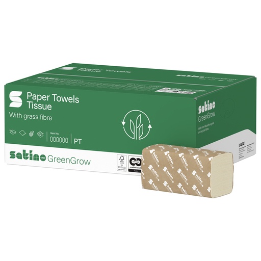 [1435128] Papier toilette BlackSatino GreenGrow CT10 079870 3 épaisseurs 8x 250 feuilles naturel