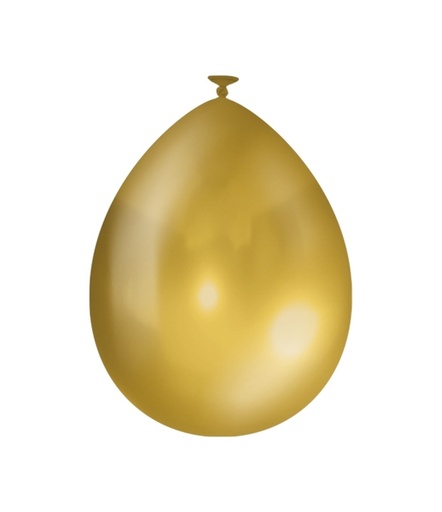 [1436790] Balloons metallic 10 pcs Gold