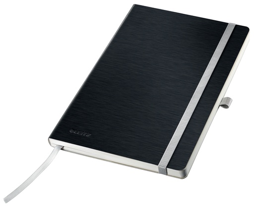 [1436951] Carnet de notes Leitz Style A5 ligné 160 pages 100g noir