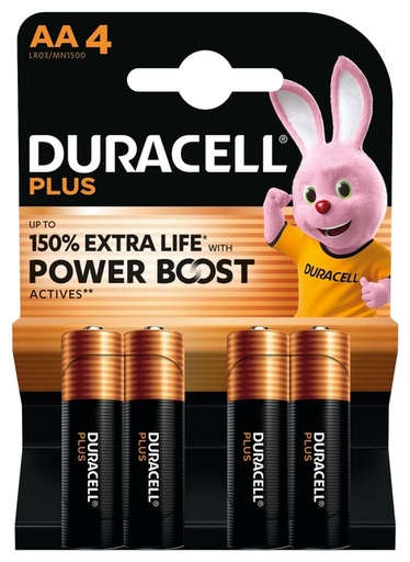 [1437542] Pile Duracell Plus PowerBoost 4x AA