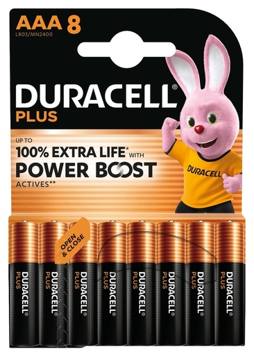 [1437543] Pile Duracell Plus PowerBoost 8x AAA