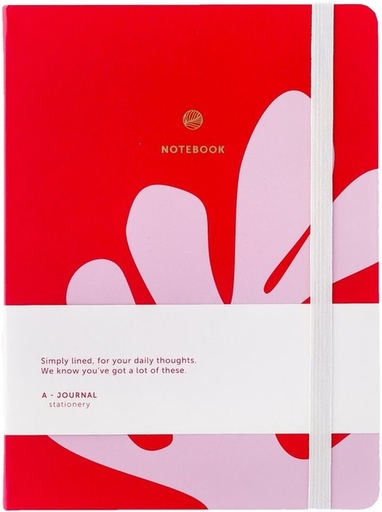 [1436403] Carnet de notes A5 Arty rose/rouge A Journal
