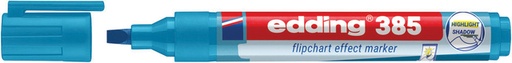 [1435575] Marqueur chevalet edding 385 pointe pinceau bleu clair