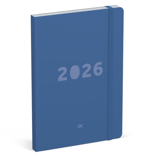 [1436902] Agenda 2026 Lannoo bureau A5 QC Colour 7dagen/2pagina's blauw