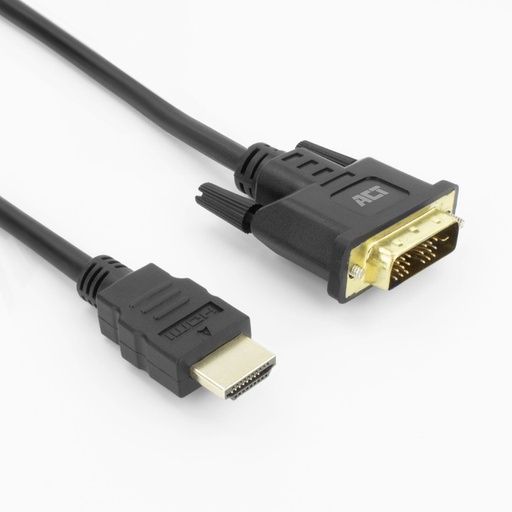 [1438262] Câble adaptateur ACT HDMI-A mâle vers DVI-D mâle 1m