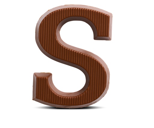 [1435597] Chocoladeletter van Dijk melk S 40 gram