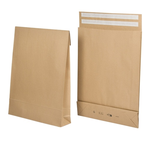 [1438232] Enveloppe E-Commerce IEZZY 350x450x120+100mm avec fermeture retour brun 200 pièces