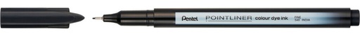 [1438296] Fineliner Pentel Pointliner S40-A Fin noir