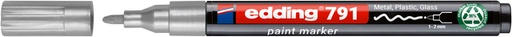 [1438391] Marqueur peinture edding 791 PCR à base d'alcool 1-2mm argent