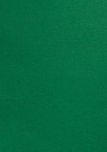 [535964] Couverture GBC A4 similicuir groen 100 pièces
