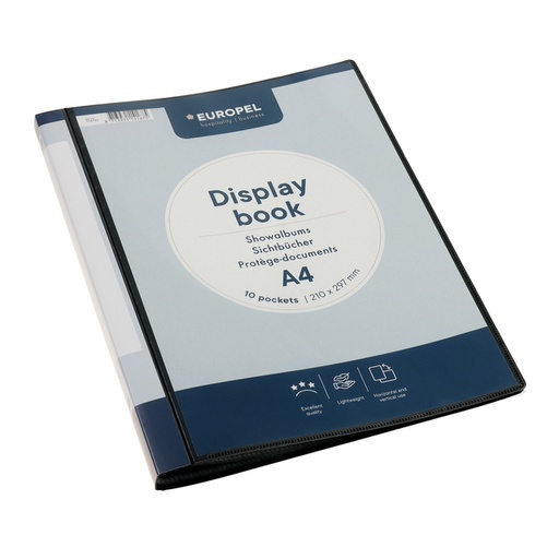 [541684] Showmap Europel Frontview A4 10-tassen antraciet