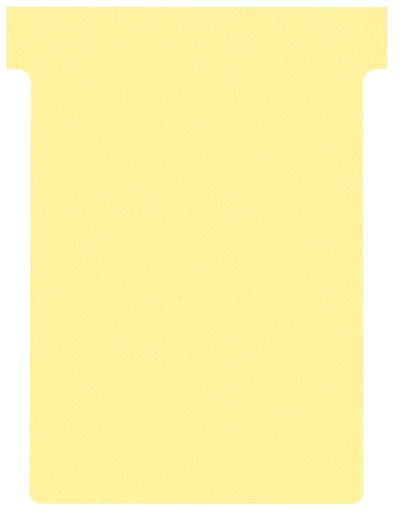 [950874] Fiche-T planning Nobo n°3 80mm jaune 100 pièces