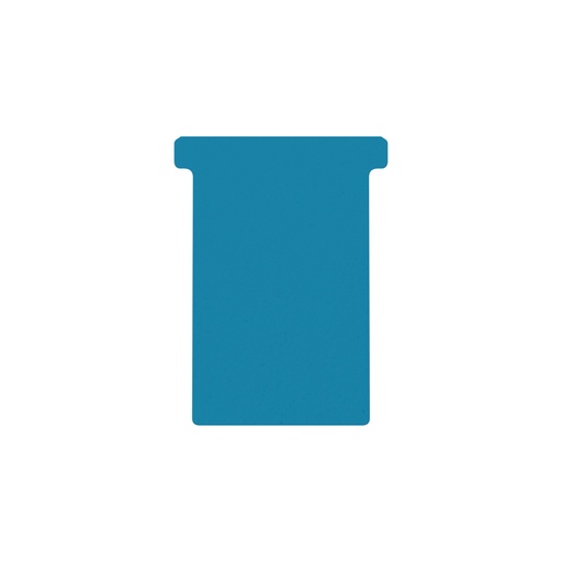 [950833] Fiche-T pour planning Djois Format 3 77mm bleu 100 pièces