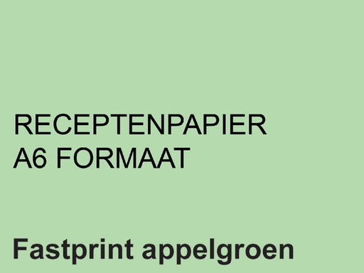 [129725] Papier ordonnances Fastprint A6 80g vert pomme 2000 feuilles