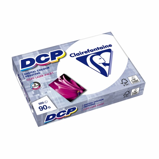[130110] Laserpapier Clairefontaine DCP A4 90gr wit 500 vel