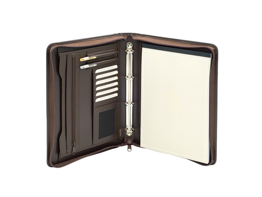 [513056] Conférencier Van der Spek 2041 A4 mécanisme anneaux marron